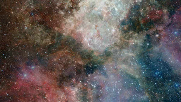 Nebula Yıldızlı Sonsuz Uzay Arkaplanı Nasa Tarafından Desteklenen Görüntü Ögeleri — Stok fotoğraf