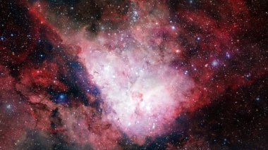 Carina Nebulası dış uzayda. Bu görüntünün elementleri NASA tarafından desteklenmektedir.