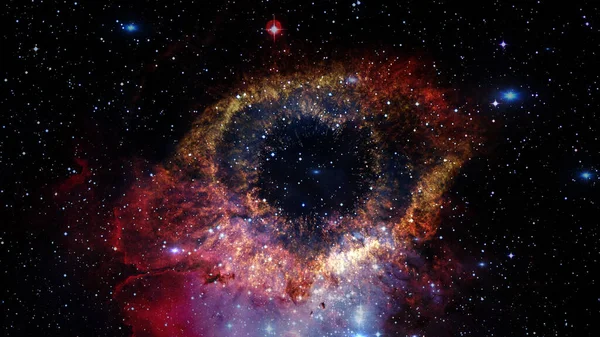 Helis Bulutsusu Kova Takımyıldızı Yönünde Bulunan Bir Büyük Gezegenimsi Bulutsu — Stok fotoğraf