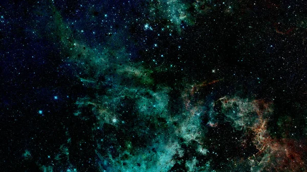 Uzayın Derinliklerinin Yıldızlı Arka Planı Görüntünün Elementleri Nasa Tarafından Desteklenmektedir — Stok fotoğraf
