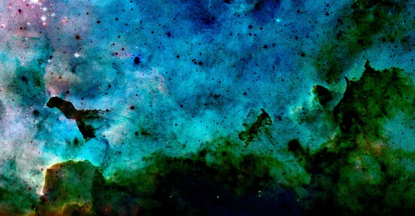 Nebula Stars Elements Image Furnished Nasa — Stock Photo, Image