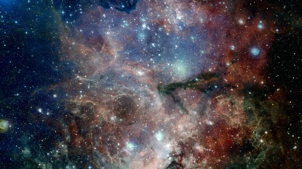 Astronomické Vědecké Zázemí Mlhovina Hvězdy Hlubokém Vesmíru Zářící Tajemný Vesmír — Stock fotografie