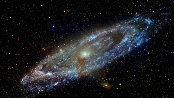Galaxia Espiral Elementos Esta Imagen Proporcionados Por Nasa —  Fotos de Stock