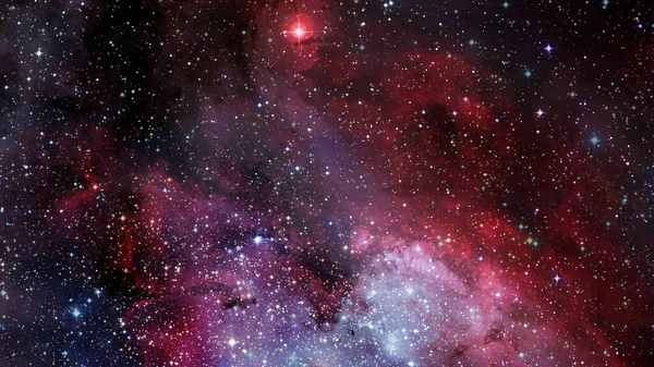 Vivid Space Nebula 超新星残骸 Nasa提供的图片元素 — 图库照片
