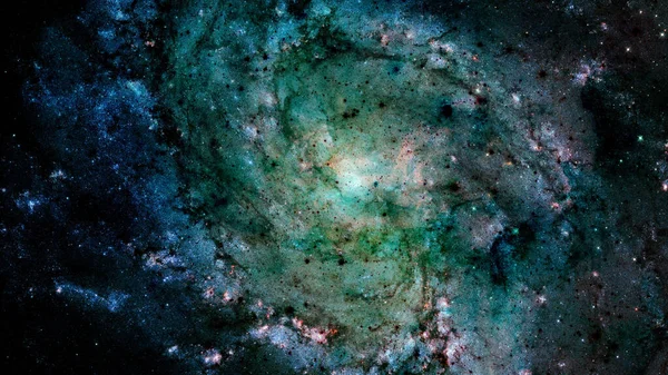Dev Spiral Yıldız Toz Gaz Diski Görüntünün Elementleri Nasa Tarafından — Stok fotoğraf