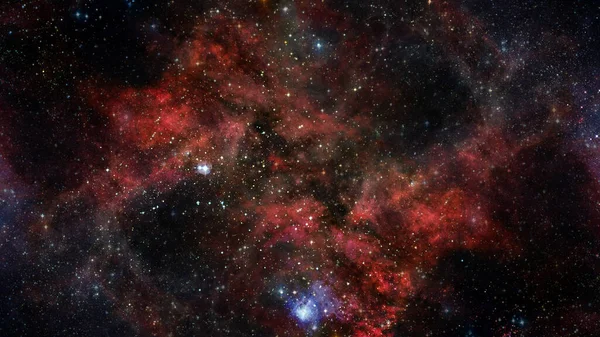 美丽的太空距离地球好多好多光年 Nasa提供的图片元素 — 图库照片
