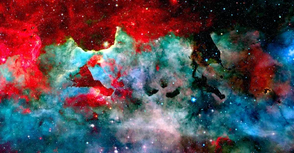 Colorful galaxy background. Elements of this image furnished by NASA
