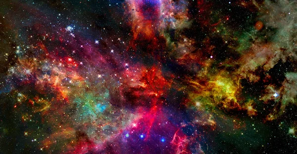 Galaktisk Bakgrund Delar Denna Bild Tillhandahålls Nasa — Stockfoto