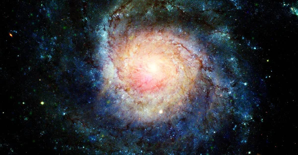 Spiralgalaxen. Delar av denna bild tillhandahålls av NASA — Stockfoto