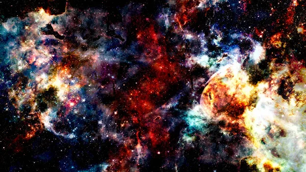 Galaxis körülbelül 23 millió fényévnyire. A kép elemeit a NASA bocsátotta rendelkezésre — Stock Fotó