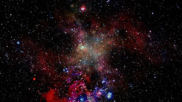 Djuprymdskonst. Nebulosor, galaxer och stjärnor. Delar av denna bild som tillhandahålls av Nasa — Stockfoto