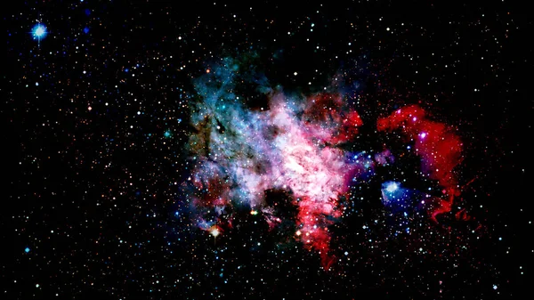 深空艺术 星系和组成美丽的恒星 墙纸和印刷品都很棒Nasa提供的图片元素 — 图库照片