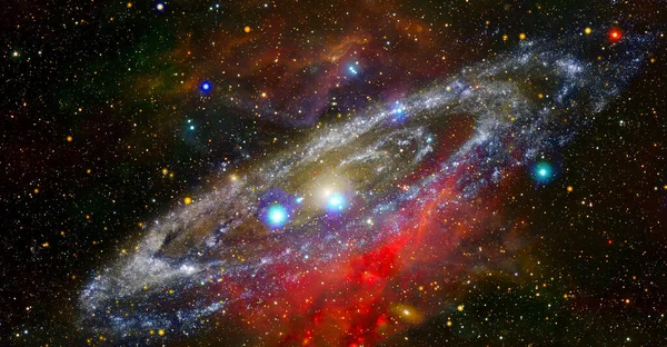 Galaxia Nasa Elementos Esta Imagen Proporcionados Por Nasa —  Fotos de Stock