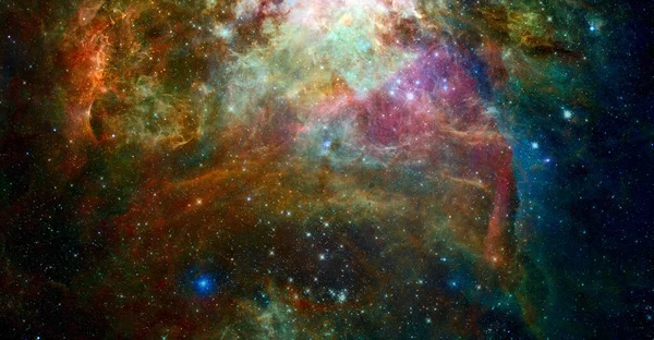 银河背景 美国航天局提供的这一图像的要素 — 图库照片