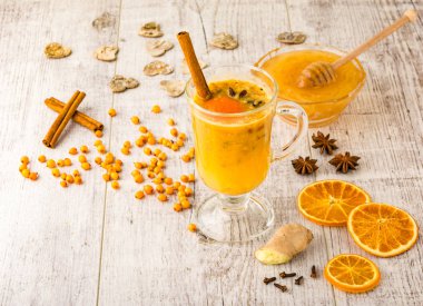 Deniz cehri çay bal ile