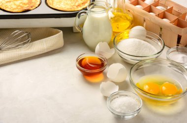 Krep yapmak için malzemeler