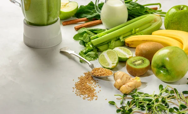 Hazırlanan malzemeler smoothies için