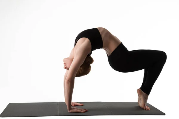 Gymnastik und Yoga — Stockfoto