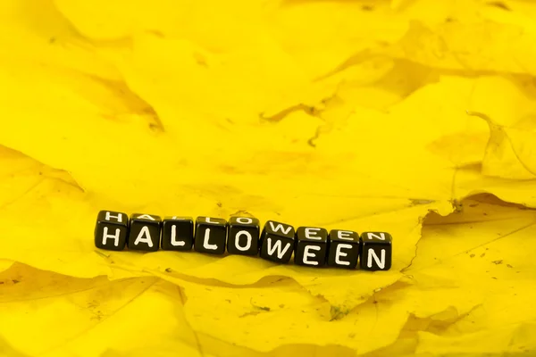 Kelime Halloween bir kavram şeklinde — Stok fotoğraf