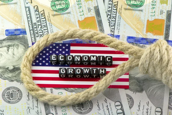 Deflacji USA gospodarki — Zdjęcie stockowe