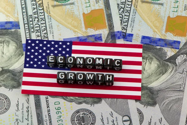 概念に私たち Gdp の経済成長 — ストック写真
