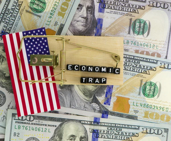 Traps on the US economy — Stock Photo, Image