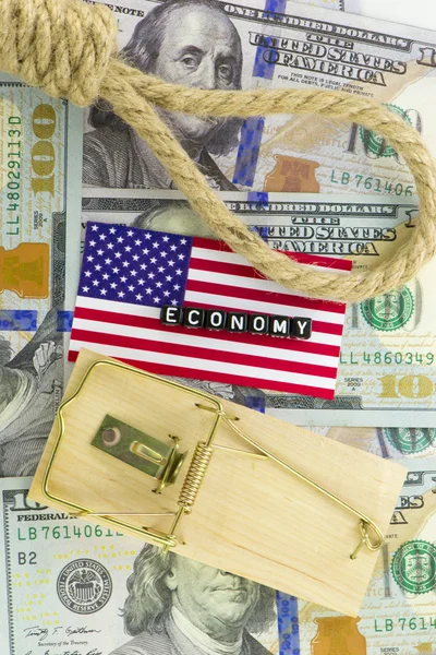 The problems in the US economy — Stock Photo, Image