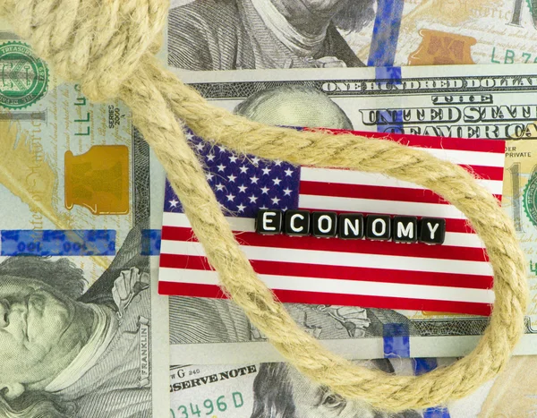 Κρεμάλα στις ΗΠΑ οικονομία — Φωτογραφία Αρχείου
