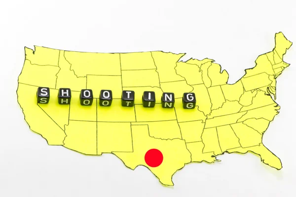 在德克萨斯州枪击事件 — 图库照片
