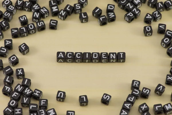 Begreppet word olyckan — Stockfoto