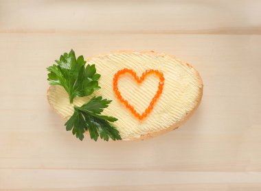 Aşk ve ilişki bir sembolü olarak gıda