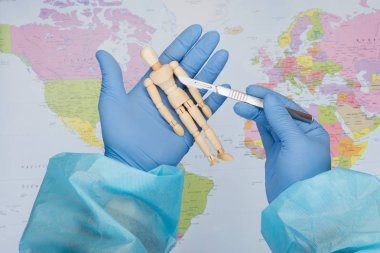 Ambulans hasta kişi wo arka plan Haritası sembolü