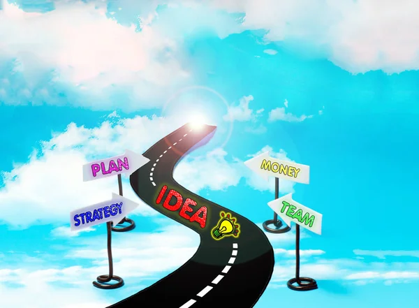 Kütük kavramı formundaki reklam başlangıç için