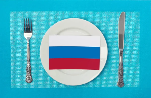 Национальная кухня России — стоковое фото