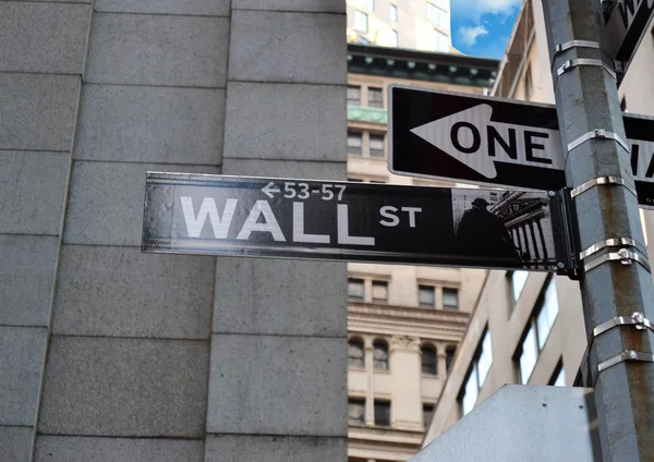 纽约金融中心华尔街 — 图库照片