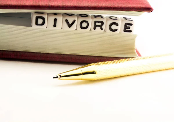 Arka plan bir sembolü olarak boşanma