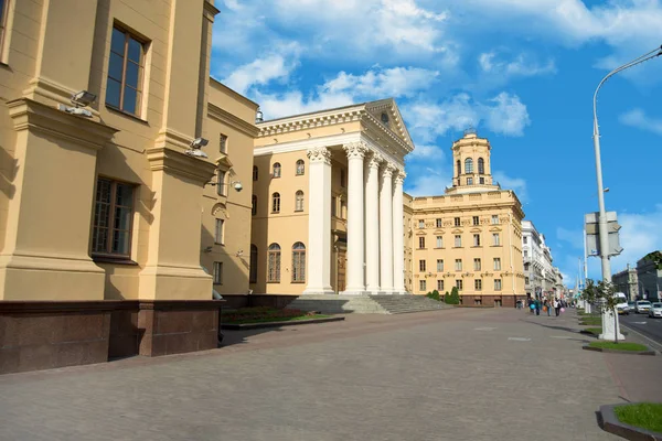 El edificio de la KGB en Minsk Imagen de stock