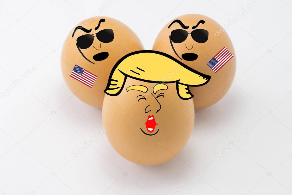 Trump in the symbol