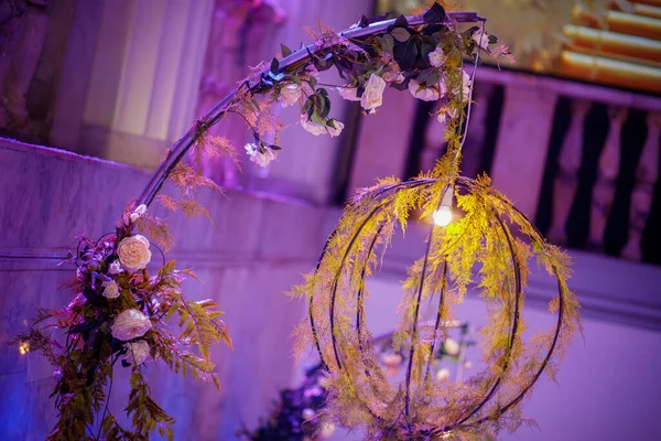 Kapalı alan balosu, resepsiyon dekorasyonu 