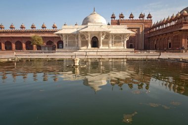 Güzel Babür Hint mimarisi - Fatehpur Sikri Agra kabrinde Salim Chisti.