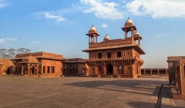Fatehpur Sikri diwan-i-Has - A dünya mirası Agra, Hindistan.