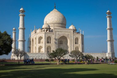 Agra, Hindistan Taj Mahal Unesco Dünya Mirası da birincil bir turistik ülkenin. 