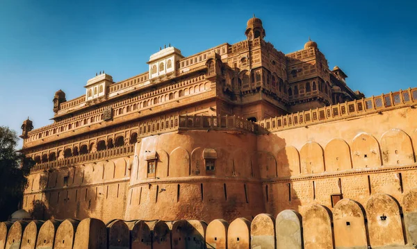 Junagarh Fort Costruito Nel 1478 Bikaner Una Magnifica Struttura Intorno — Foto Stock