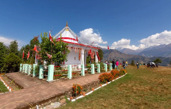 Uttarakhand Índia Outubro 2018 Famoso Templo Nanda Devi Munsiyari Uttarakhand — Fotografia de Stock