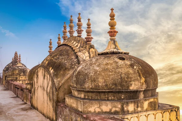 Nahargarh Fort Jaipur Rajasthan Mittelalterliche Architektonische Kuppel Bei Sonnenuntergang Mit — Stockfoto