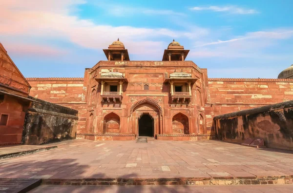 Fatehpur Sikri Palácio Real Medieval Arquitetura Exterior Conhecida Como Palácio — Fotografia de Stock