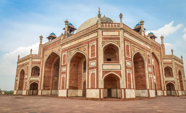 Humayun Tomb Středověká Červená Pískovcová Architektura Postavená Roce1570 Humayun Tomb — Stock fotografie