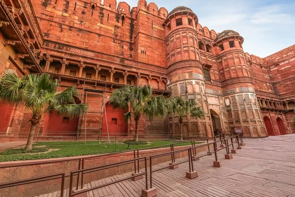 Forte Agra Também Conhecido Como Forte Vermelho Agra Construído Com — Fotografia de Stock