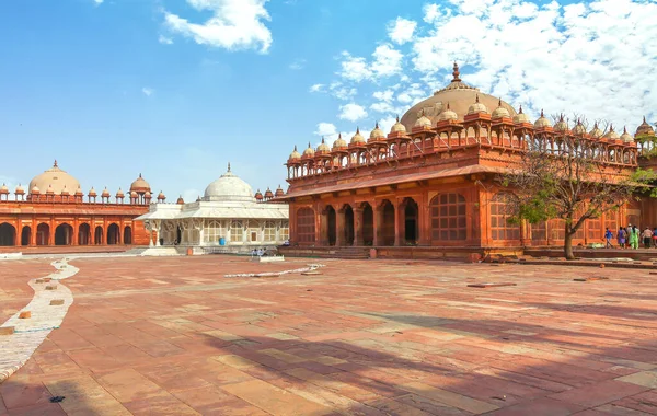 Agra Índia Maio 2019 Mesquita Fatehpur Sikri Salim Chisti Darga — Fotografia de Stock