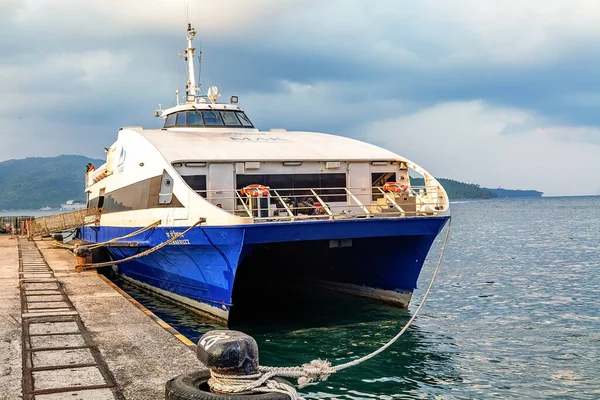 Port Blair Andaman Índia Março 2018 Navio Cruzeiro Usado Para — Fotografia de Stock